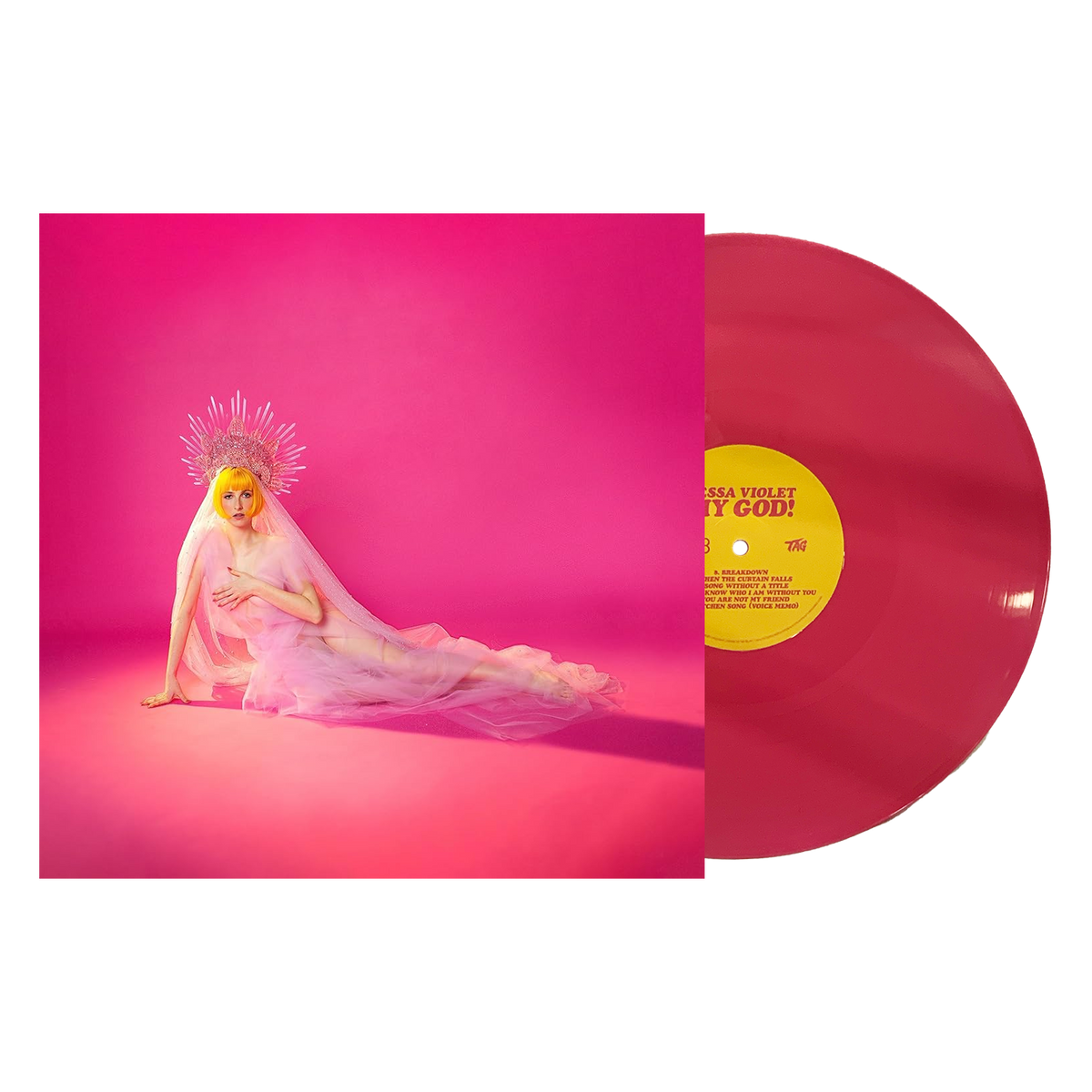 MY GOD! LP - HOT PINK| Tessa Violet
