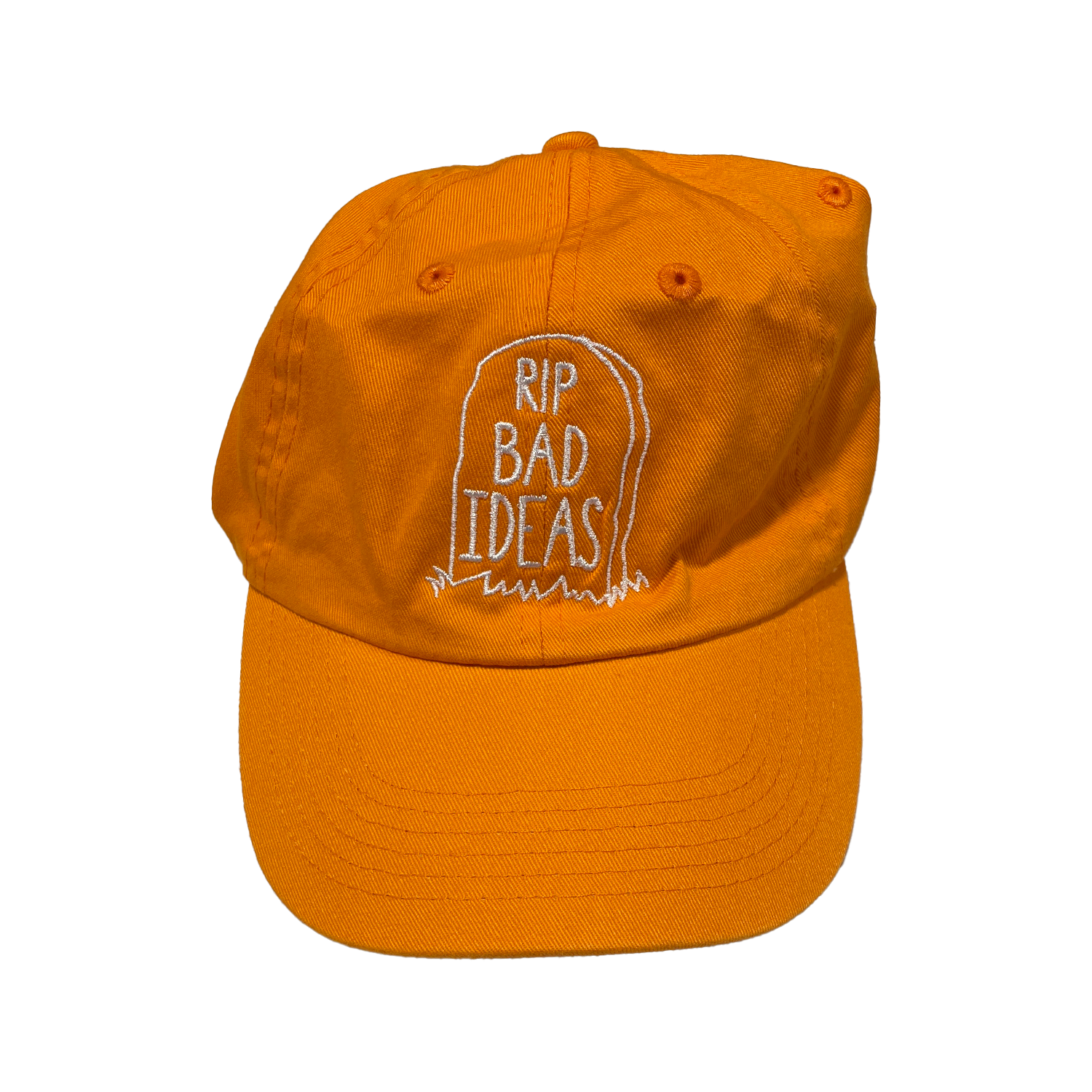 RIP BAD IDEAS HAT - NEON ORANGE