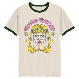 70'S RINGER TEE - FOREST GREEN