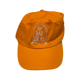 RIP BAD IDEAS HAT - NEON ORANGE